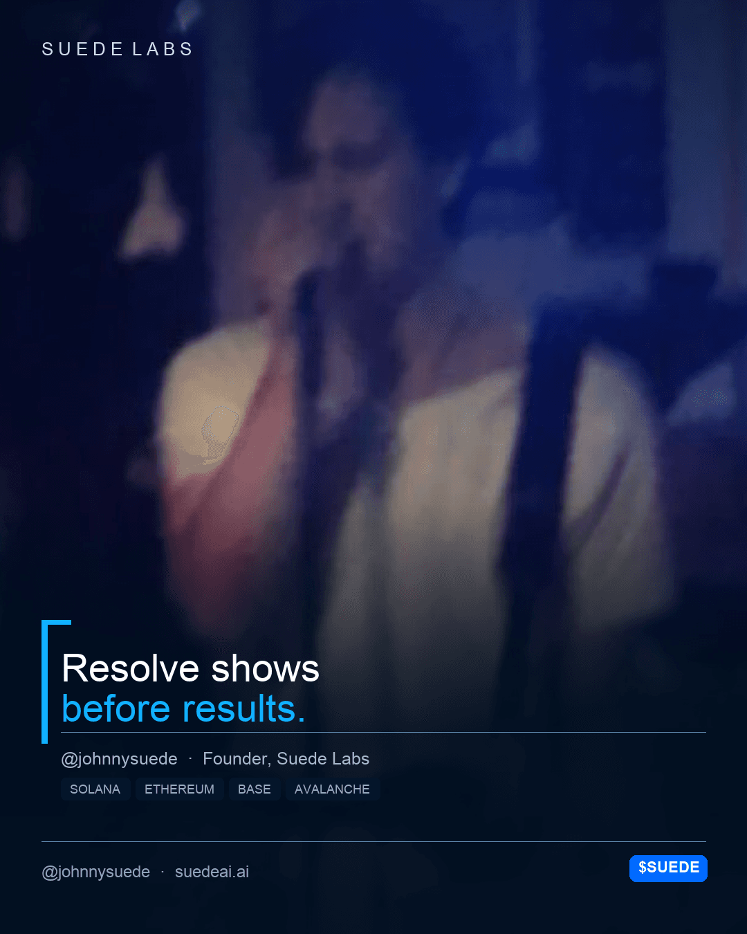 Jason Colapietro press image — Profile · resolve, founder of Suede AI music and IP rights infrastructure
